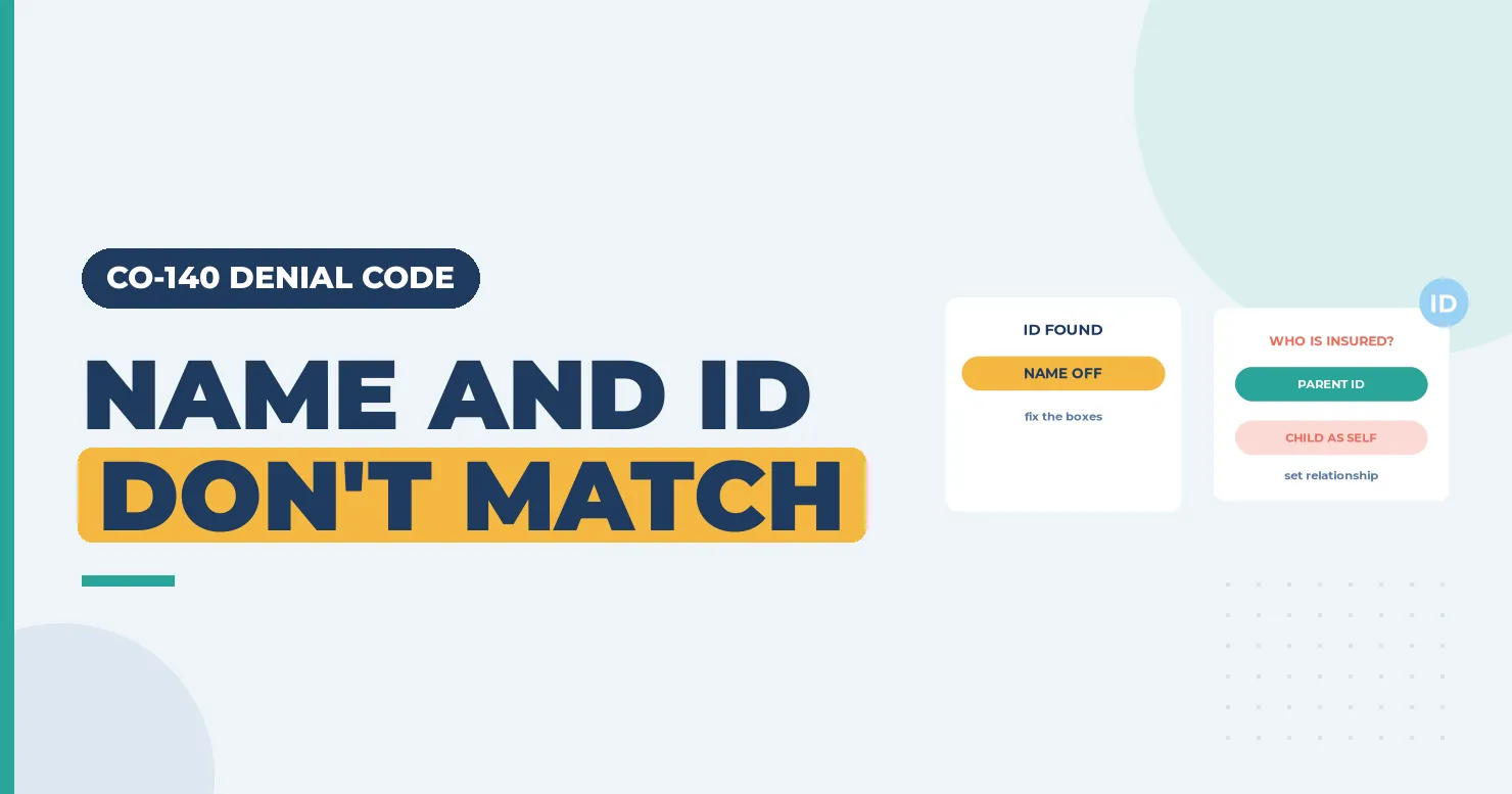 Name and ID don't match banner with an ID found card and a parent ID versus child card